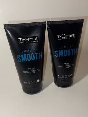 Lot of 2 BRAND NEW bottles of Tresemme One Step Smooth Smoothing cream NEW